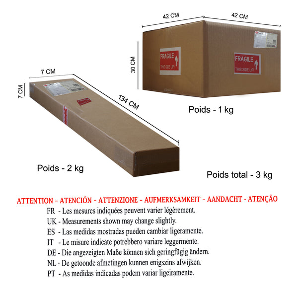 Lampadaire BRITÂNIA 40cm - 1 Lumière