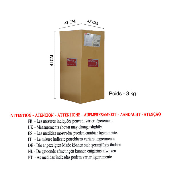 <transcy>Suspensão TRESSÉ-BHAMO C  43cm - 1 Luz</transcy>