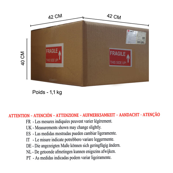 Lampe de chevet TOSEL MIKELLI,bois , H49xD22xP22  cm.