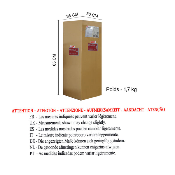 Lustre TOSEL UZIBUZE,bois  H90xD13,5xP90  cm.