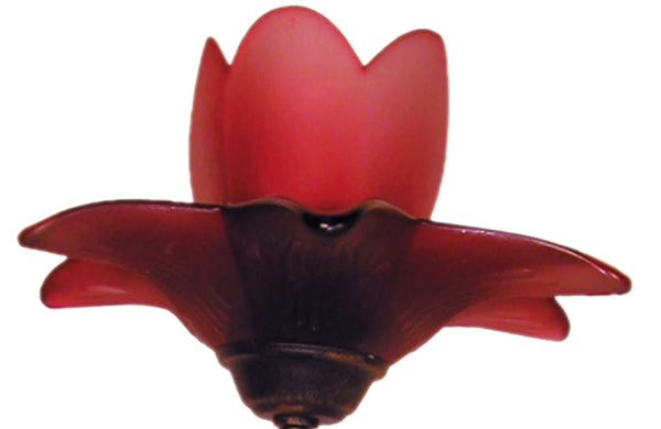 Lampe de chevet TOSEL TULIPANO,métal , H50xD35xP35  cm.