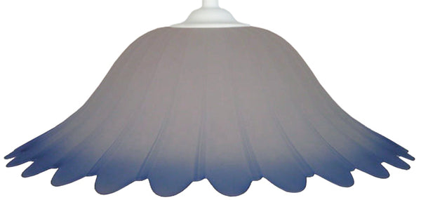 Suspension TOSEL FLEUR,verre H80xD35xP35  cm.