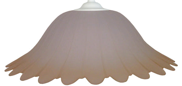 Suspension TOSEL FLEUR,verre H80xD35xP35  cm.