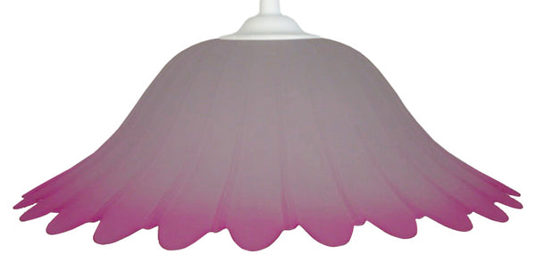 Suspension TOSEL FLEUR,verre H80xD35xP35  cm.