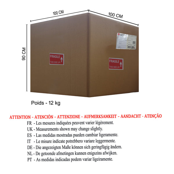 Lustre TOSEL MENTON,bois H90xD84xP84  cm.