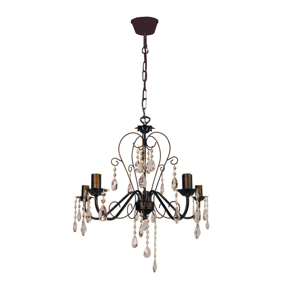 Lustre PAMPILLES métal bras