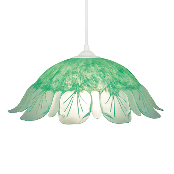 Suspension TOSEL JASMIN,verre  H100xD35xP35  cm.