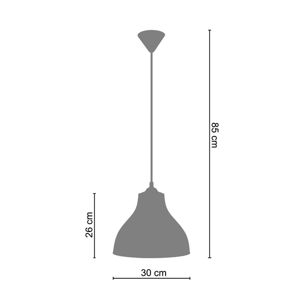 <tc>Suspensão TOSELIA  30cm - 1 Luz </tc>