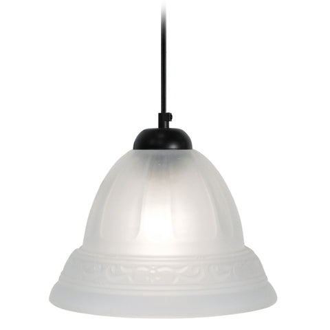 Suspension TOSEL CLASSIC,verre , H100xD17xP17  cm.