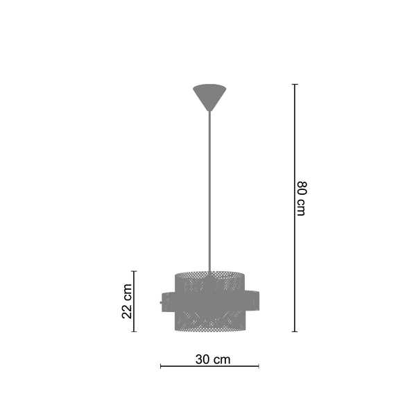 <tc>Suspensão STOCKHOLM  30cm - 1 Luz   </tc>