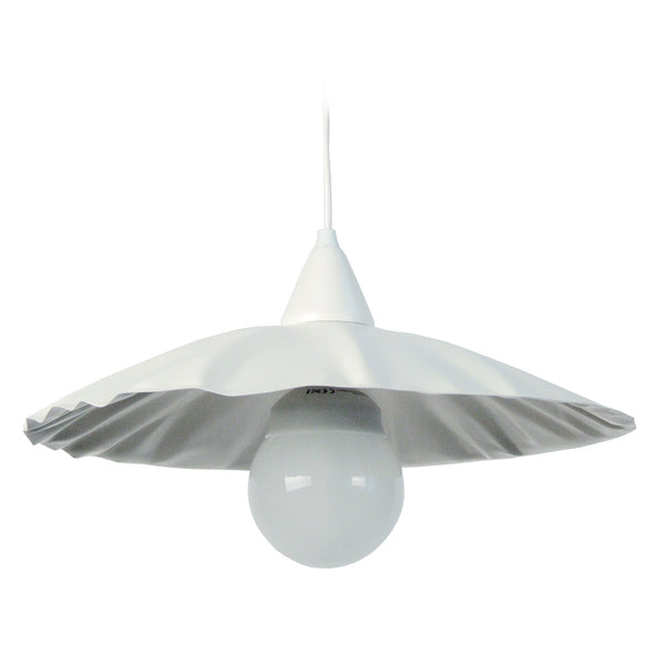 Suspension CONIQUE PLISSÉ 39cm - 1 Lumière