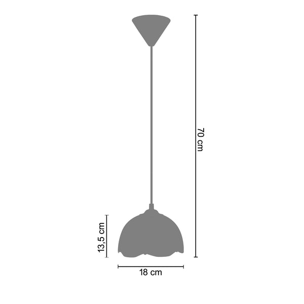 <tc>Suspensão SALAMANCA  18cm - 1 Luz  </tc>