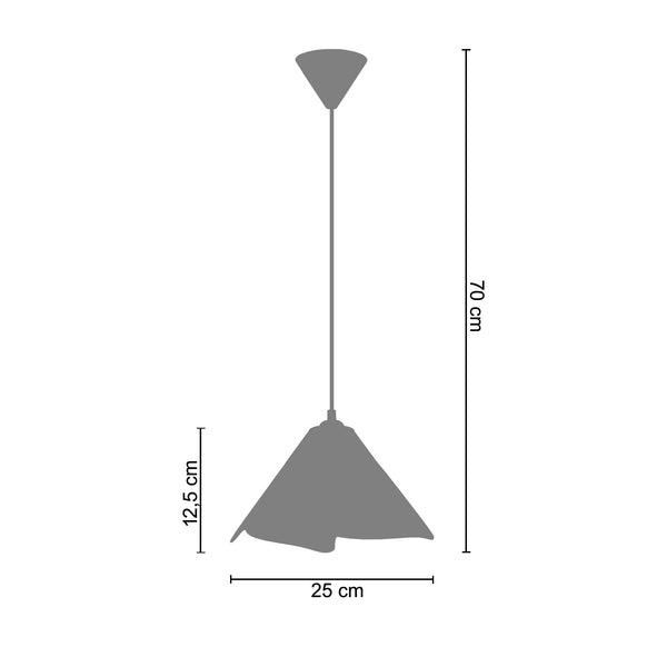 Suspension PALMITO 25cm - 1 Lumière
