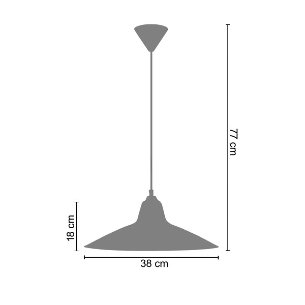 <tc>Suspensão HOLES  38cm - 1 Luz </tc>