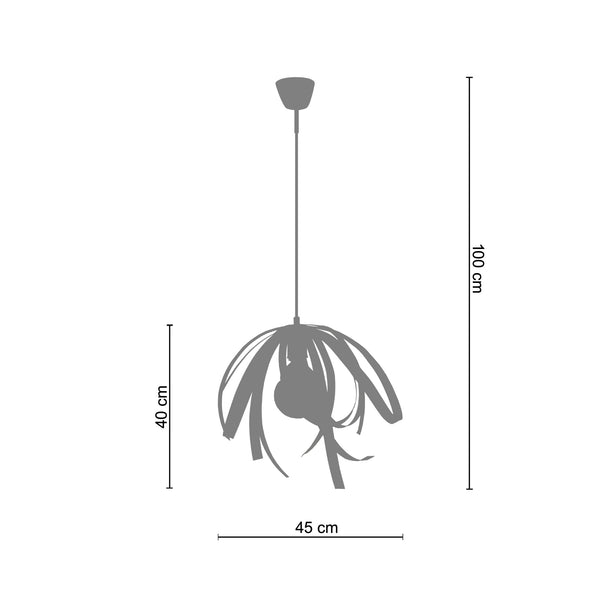 <tc>Suspensão LOOP  45cm - 1 Luz</tc>