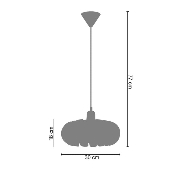 <tc>Suspensão TIAGO  30cm - 1 Luz  </tc>