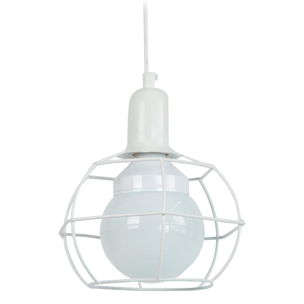 Suspension TOSEL HEX.GLOBE,métal H80xD18xP18  cm.