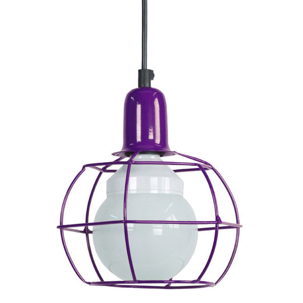 Suspension TOSEL HEX.GLOBE,métal H80xD18xP18  cm.