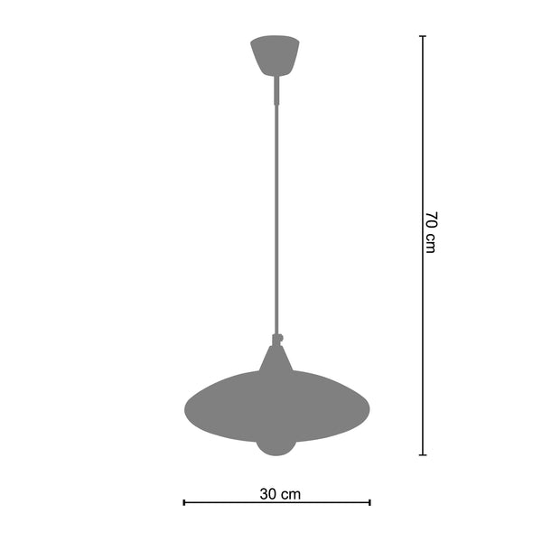 <tc>Suspensão MARINE VAGUES 30cm - 1 Luz  </tc>
