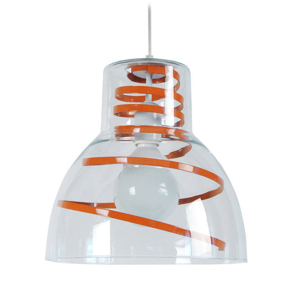 <tc>Suspensão CLOCHE VERRE METAL  30cm - 1 Luz  </tc>