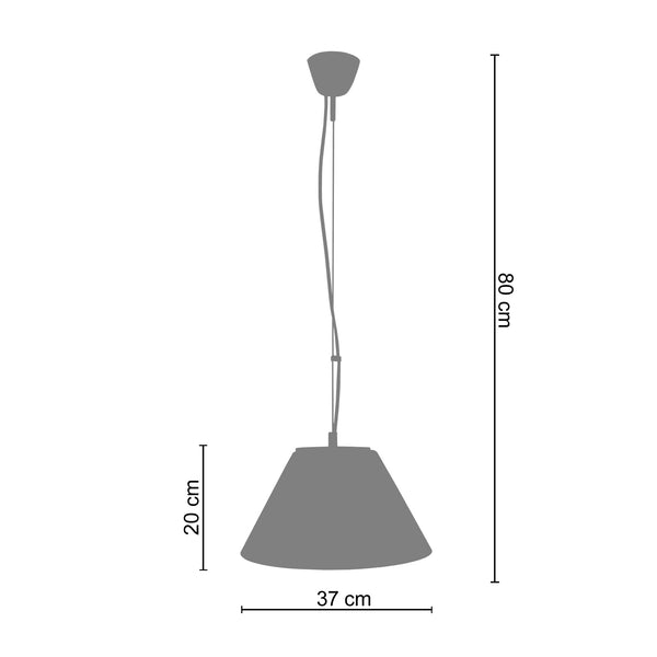 <tc>Suspensão NERVURE  37cm - 1 Luz  </tc>