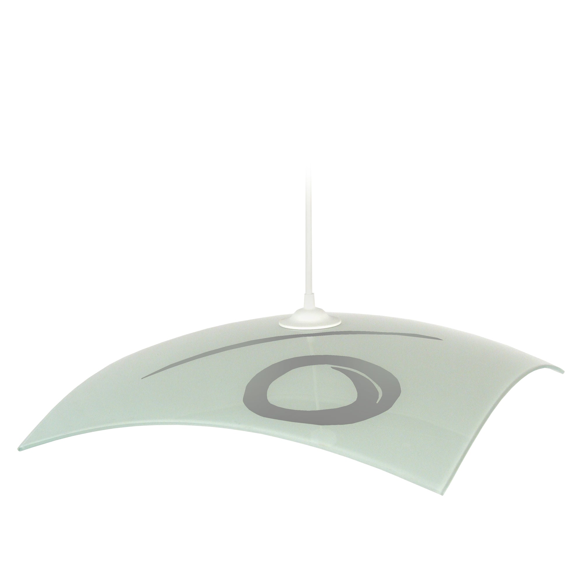 Suspension SERIQUADRO 40cm - 1 Lumière