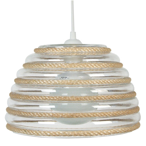 Suspension TOSEL CORDES ,métal  H100xD30xP30  cm.