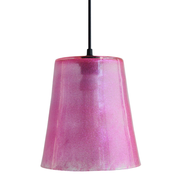 Suspension GLITTER Conique B  17cm - 1 Lumière