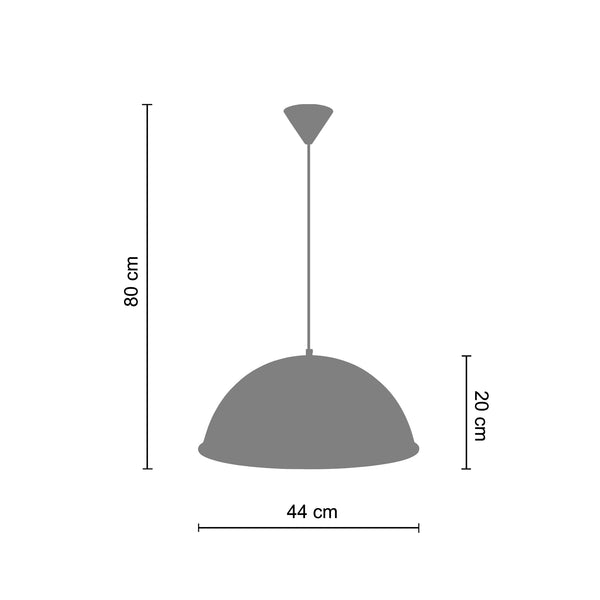 <tc>Suspensão GAMELLE ROULÉ  44cm - 1 Luz  </tc>