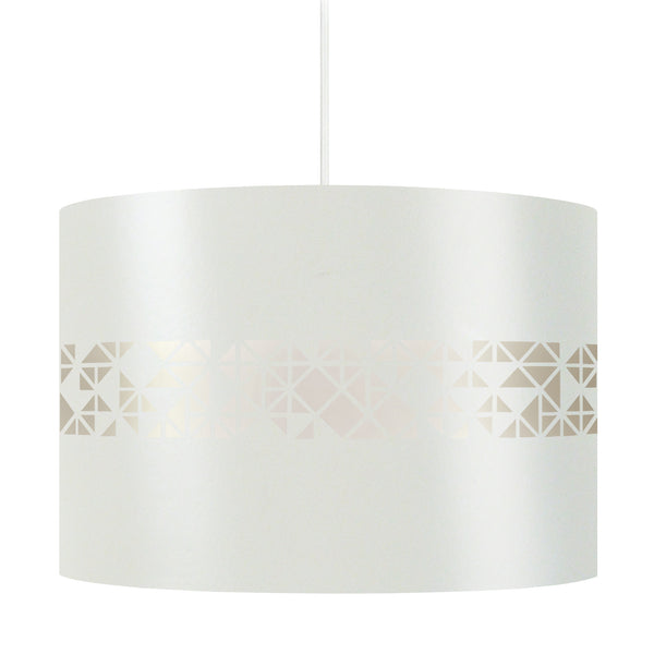 Suspension IKAT CARRES 30cm - 1 Lumière