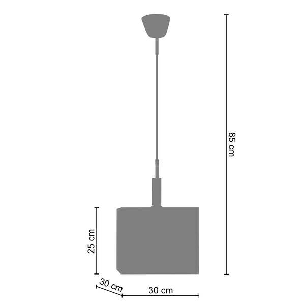 <tc>Suspensão FRIGGA  30cm - 1 Luz   </tc>