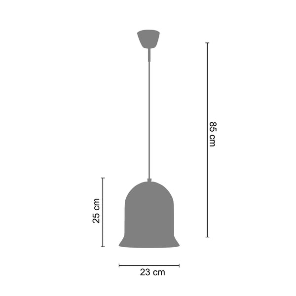 Suspension GOLDEN 19cm - 1 Lumière