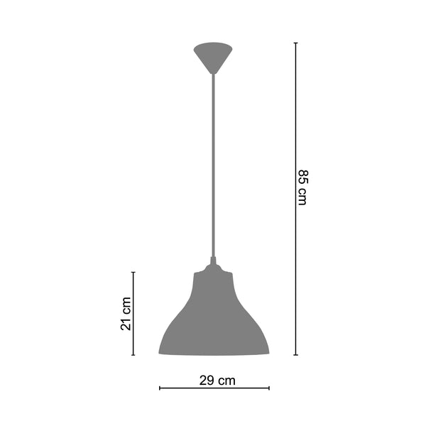<tc>Suspensão TOSELIA  29cm - 1 Luz  </tc>