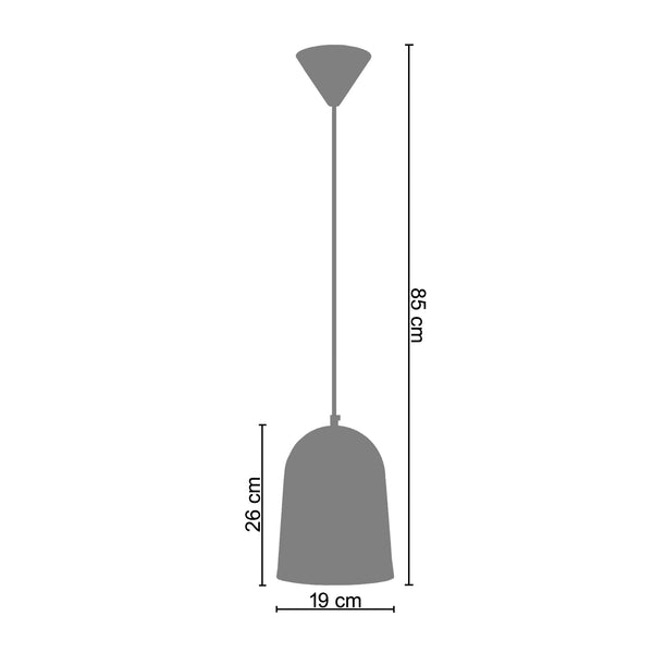 Suspension BALLE TROUÉ 19cm - 1 Lumière