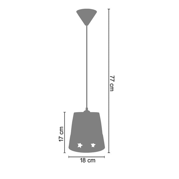 <tc>Suspensão OVAR  18cm - 1 Luz  </tc>