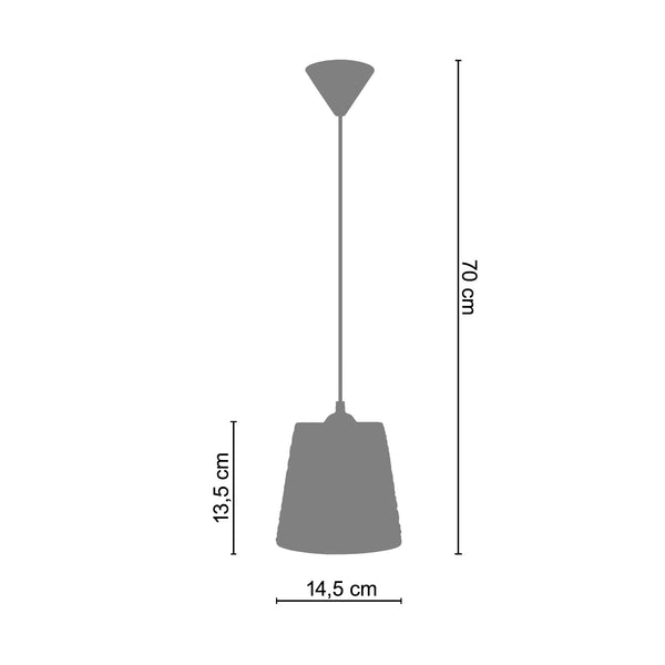 Suspension LAMAS  14,5cm - 1 Lumière