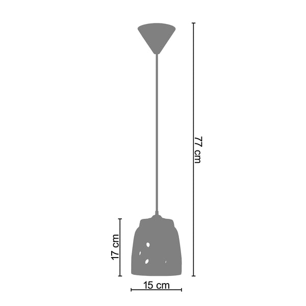 Suspension CASAL  15cm - 1 Lumière