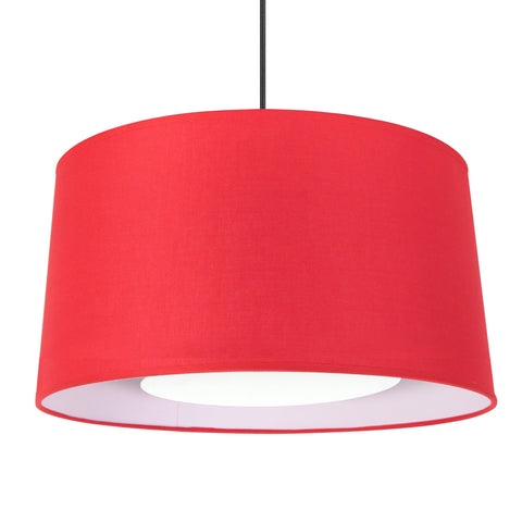 Suspension TOSEL ALFENA TAMBOUR B,tissu  H80xD35xP35  cm.