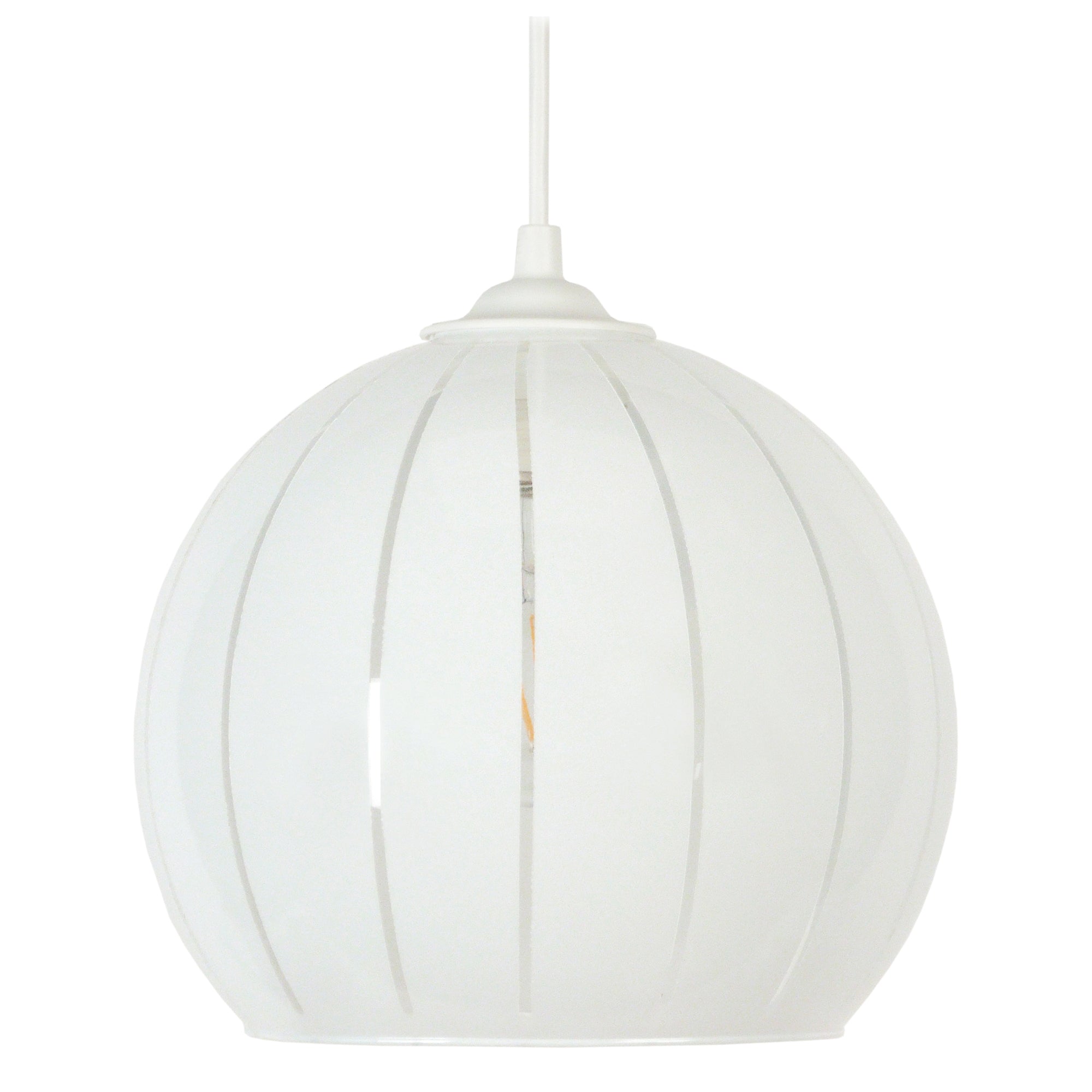 Suspension TOSEL BOULE A verre 20cm - 1 Lumière