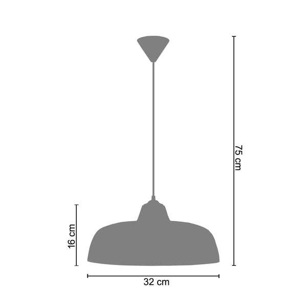 <tc>Suspensão TROG  32cm - 1 Luz  </tc>