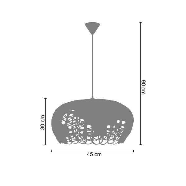 Suspension CESTAS 45cm - 1 Lumière