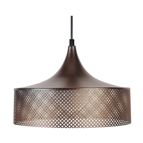 Suspension TOSEL SUÈDOIS GAINE,métal  H80xD31xP31  cm.