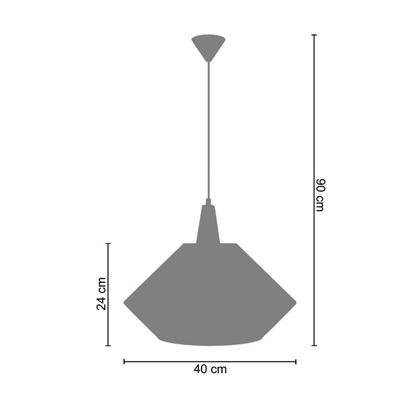 Suspension BELFORT 40cm - 1 Lumière