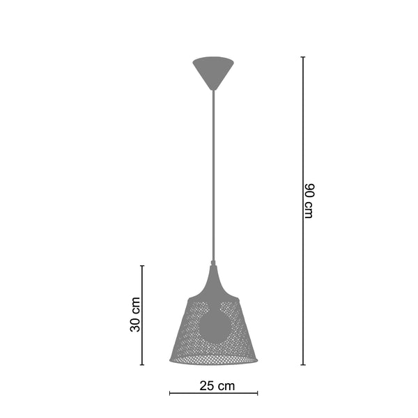 <tc>Suspensão SITAMON  25cm - 1 Luz  </tc>