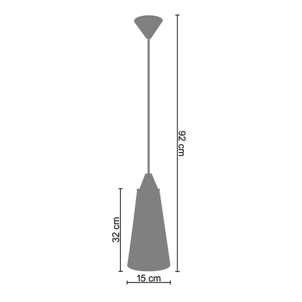 <tc>Suspensão AMPARA  25cm - 1 Luz  </tc>