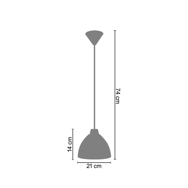 <transcy>Suspensão CELICA A  21cm - 1 Luz </transcy>