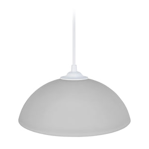 Suspension DEMI-BOULE VERRE A  25cm - 1 Lumière