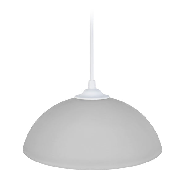 Suspension DEMI-BOULE VERRE A  25cm - 1 Lumière