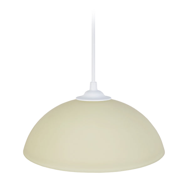 Suspension DEMI-BOULE VERRE A  25cm - 1 Lumière