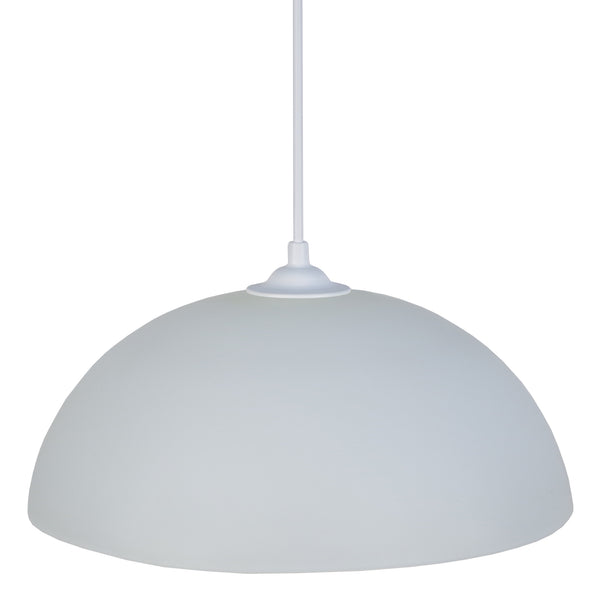 Suspension DEMI-BOULE VERRE A  25cm - 1 Lumière